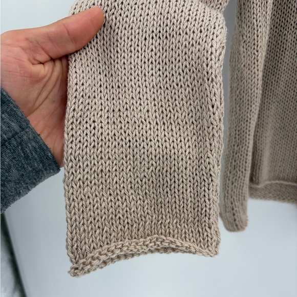 Wooden Ships my dog is cuter than yours crochet boho Knit Sweater small/medium - Picture 8 of 14